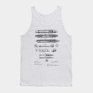 Finger Nail Cutter Vintage Patent Hand Drawing Tank Top